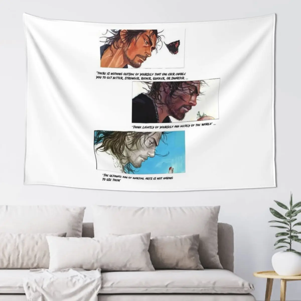 

vagabond manga Takezo Tapestry Decorative Wall Murals Bedroom Deco House Decor Decorations For Your Bedroom Tapestry