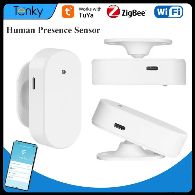 

Tuya WiFi/Zigbee Human Presence Sensor Monitor 24G Millimeter Wave Radar Detection APP Remote Control Smart Scene Smart Home