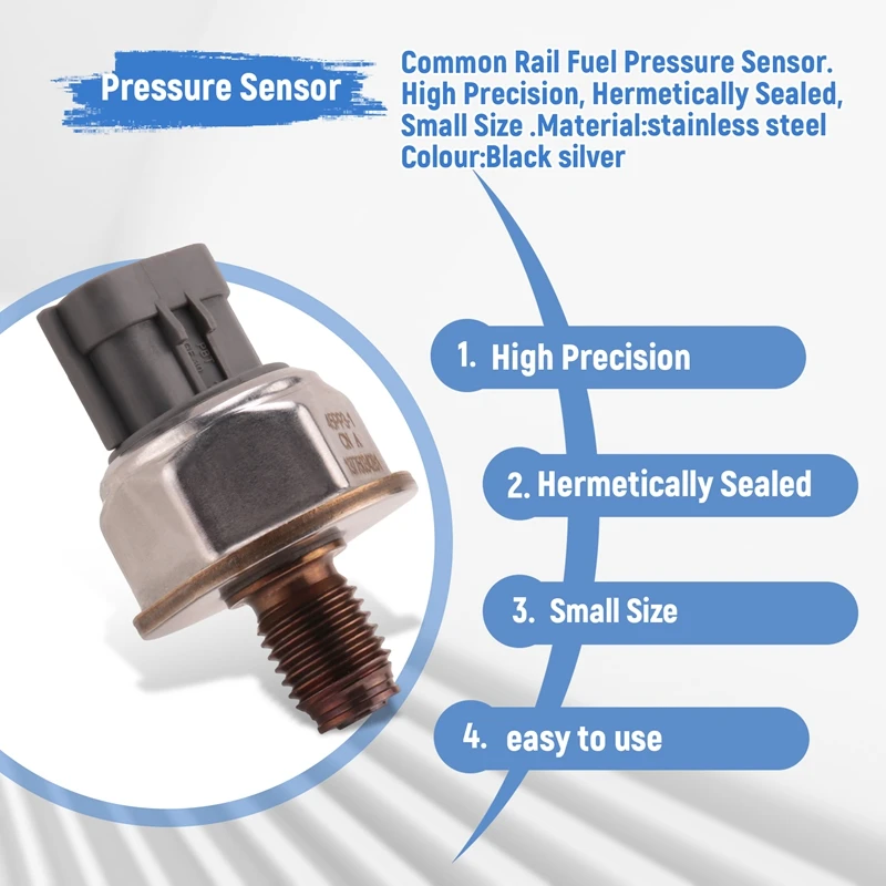 Common Rail Fuel Pressure Sensor 45PP3-1 1465A034A 8C1Q9D280AA For Nissan Navara D40 Pathfinder 2.5