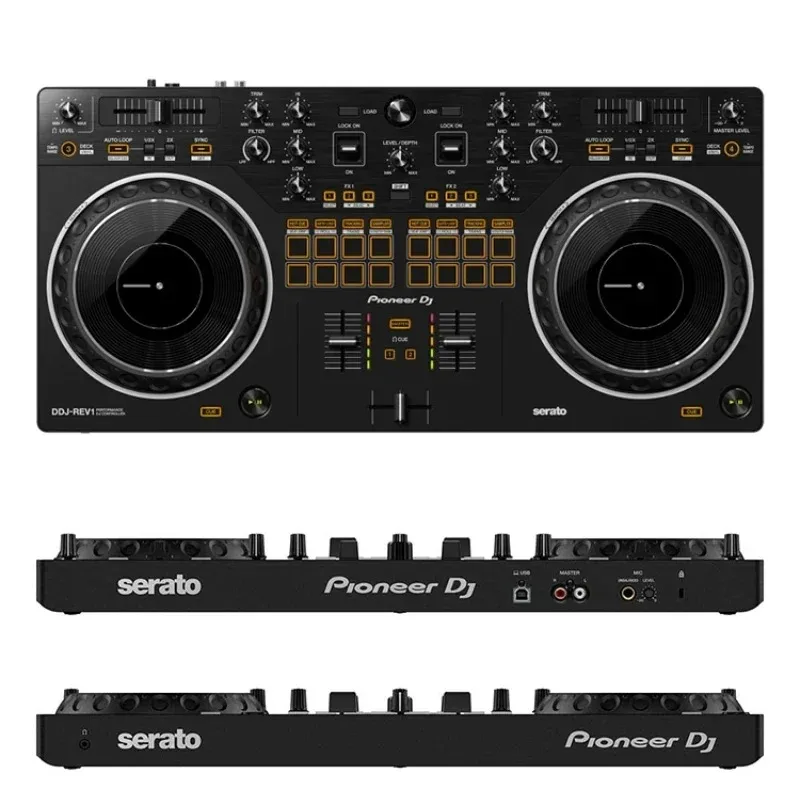 Pioneer DDJ-REV1 SERATO DJ LITE Стартовый контроллер Дисковый проигрыватель с надувной панелью