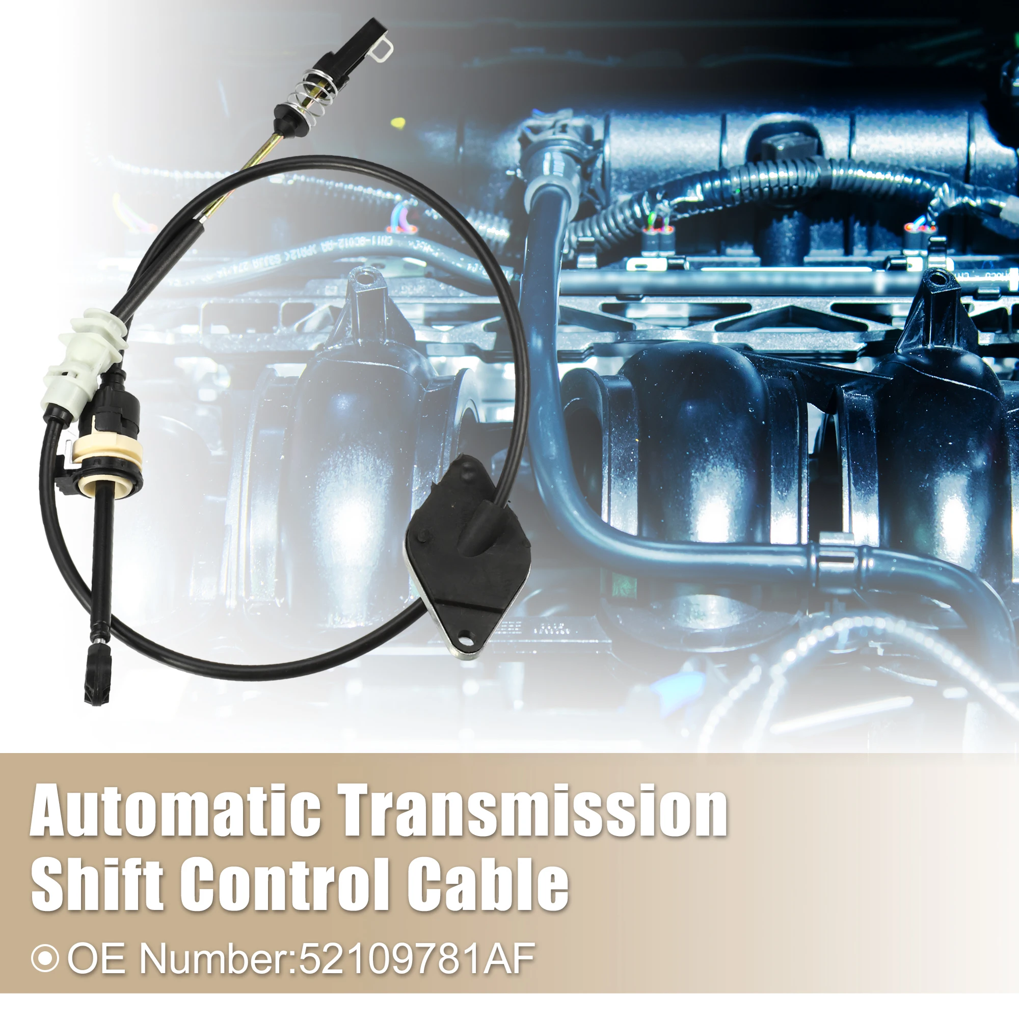 UXCELL Automatic Transmission Shifter Cable No.52109781AF for Dodge Nitro 2007-2011