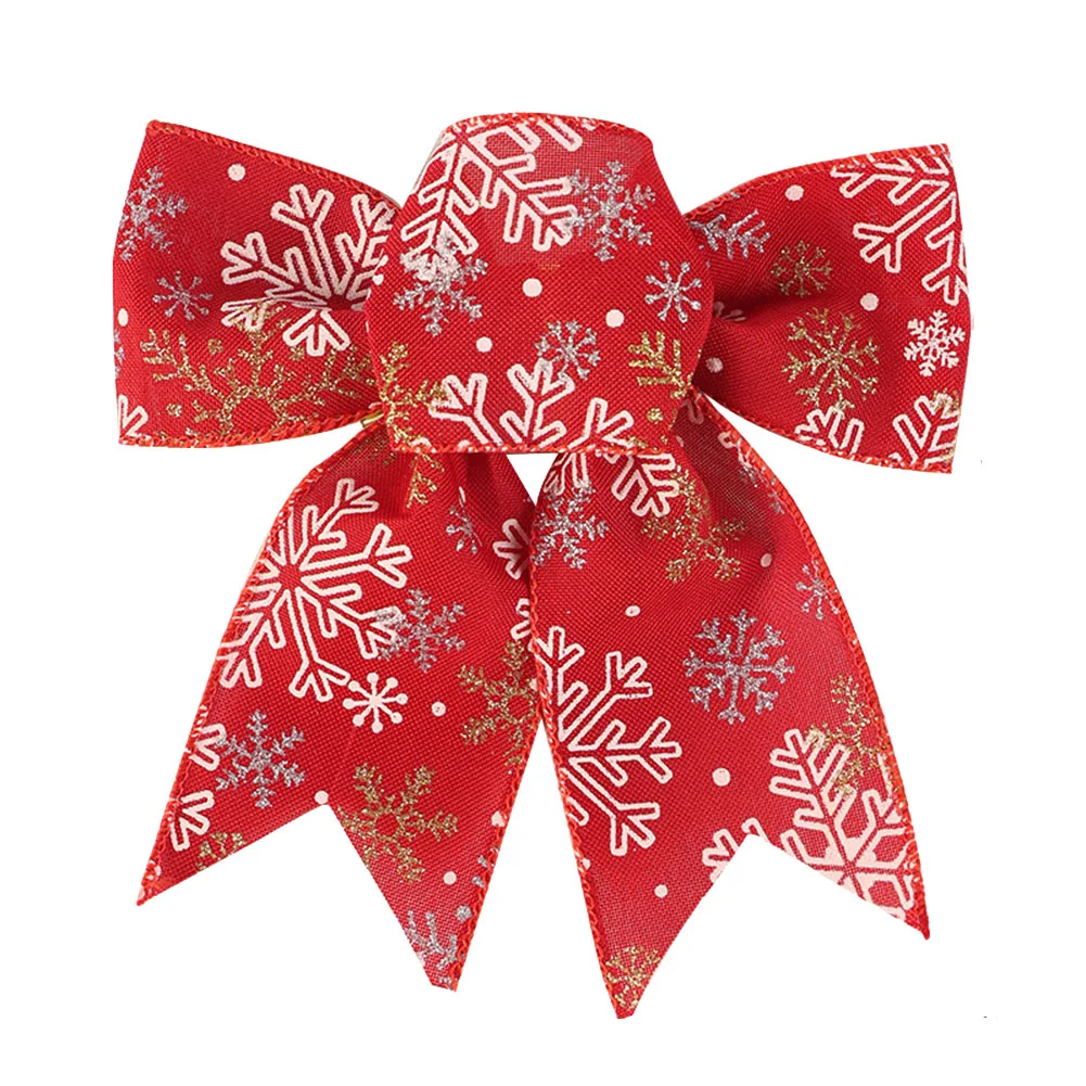 Bring Holiday Cheer With Our Christmas Red Decoration Bow - Perfect For Festive