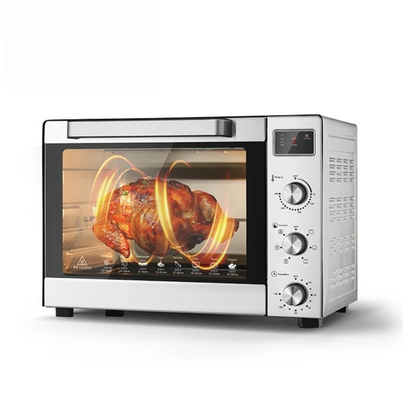 A Household Multi-functional Electric Oven with A Large Capacity of 60L for Baking Bread, Cakes and Pizza