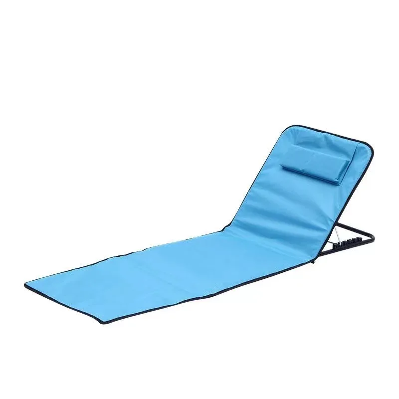 Multifunctional Oxford Beach Lounge Pad Multi-angle Adjustable For Picnic Camping Break