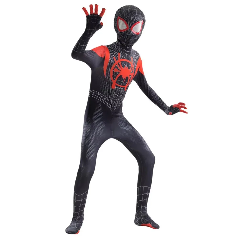 Full Body Zentai Suit Halloween Cosplay for Spider Fans, Printed Bodysuit Superhero Costume for Christmas & Holiday Party - view 2