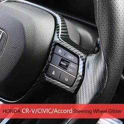 Для Honda CRV CR-V Accord 2023, украшение рулевого колеса, наклейка на чехол 2022 2023 2024 CIVIC 11-го поколения, автомобильные аксессуары, интерьеры