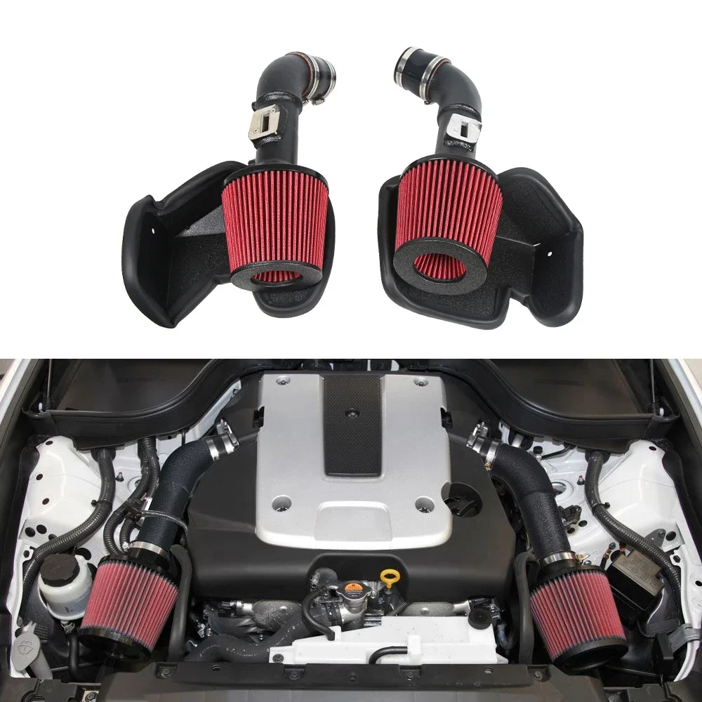 

For 2009-2019 Nissan 370Z / 370Z NISMO V6 3.7L 2008-2013 INFINITI G37 V6 3.7L Cold Air Intake Kit Pipe