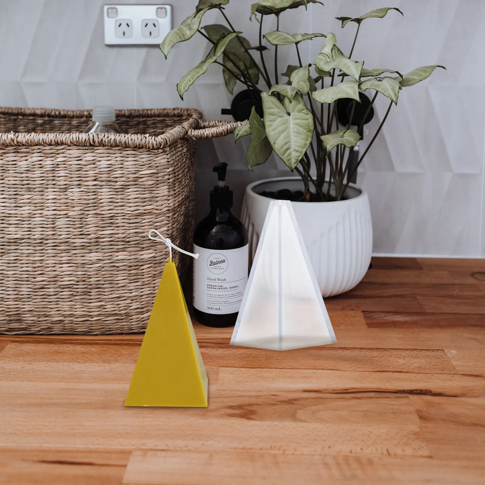 

1pc Plastic For Diy Scented Home Making Solid Geometrical Shape Durable Craft Diy Mold Accessory Tool