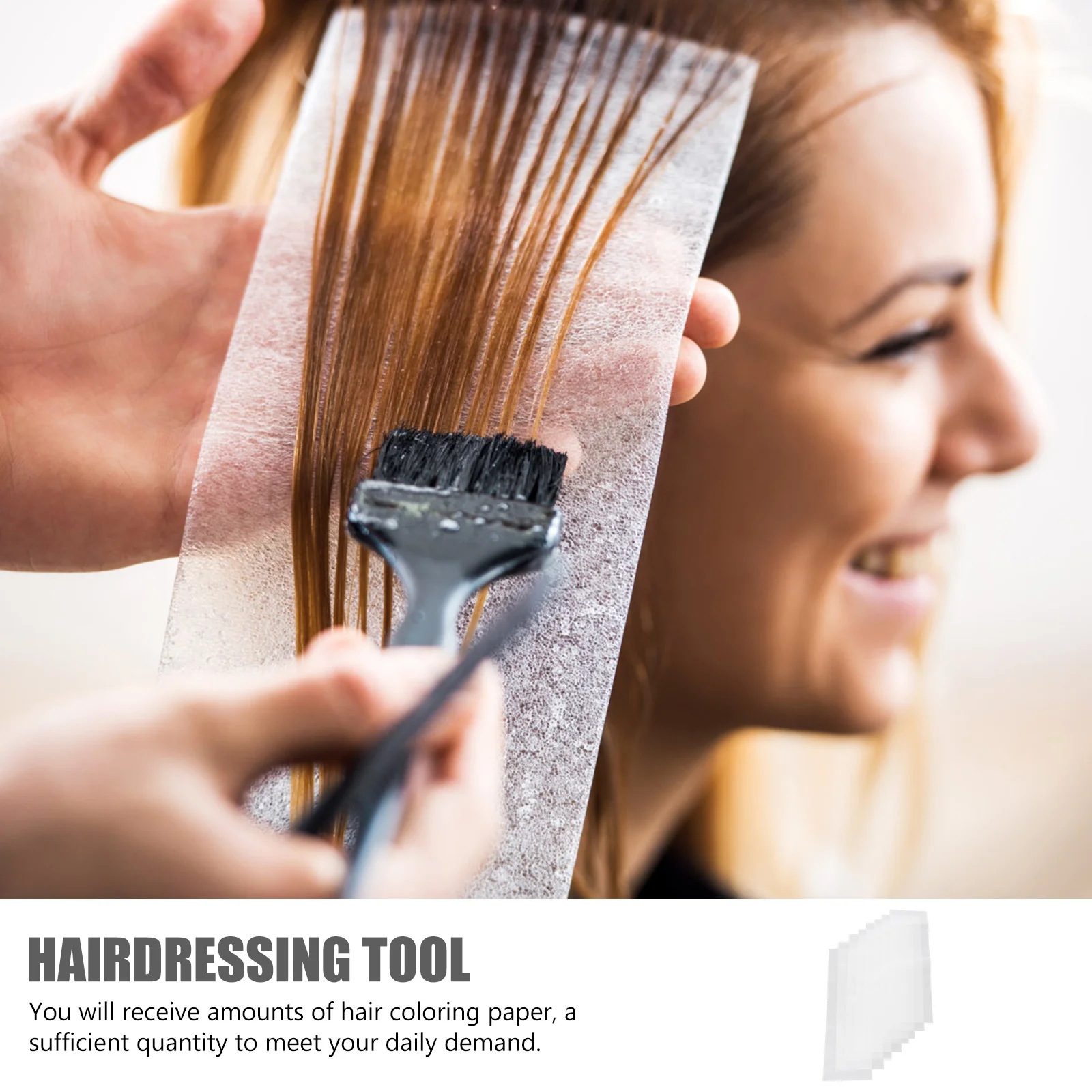 

Hair Coloring Paper Sheet Dyeing Separating Tool For Salon Diy Lightening Durable Hairdressing Supply Hair Dye Paper