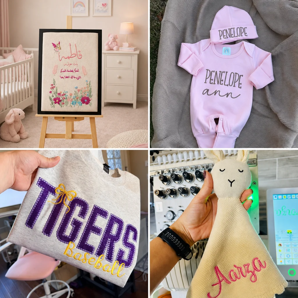 Factory Production Mini Embroidery Machine Automatic Computerized Embroidery Machine 1 Head T-shirt Clothes Monogramming Machine