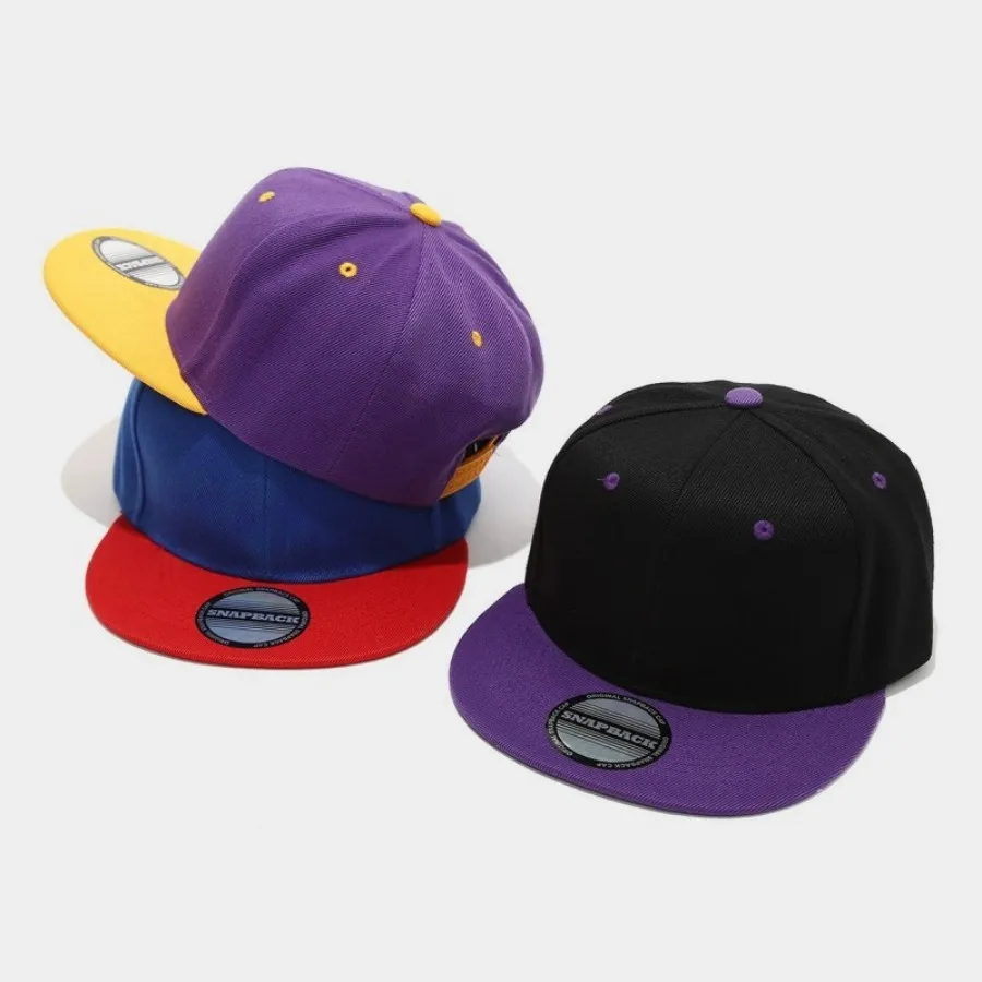 Flat-Brimmed Hat for Men Wide-Brimmed Hip-Hop Hat for Women Korean Style Trendy Street Dance Stylish Baseball Cap