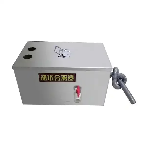 stainless steel grease trap restaurant hotel sewage treatment equipment oil-water separator environmentally friendly