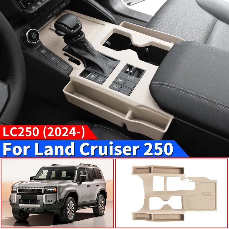 

For 2024 Toyota Land Cruiser 250 1958 Prado LC250 Center Console Storage Protection Sleeve Gear Cover FJ250 Interior Accessories