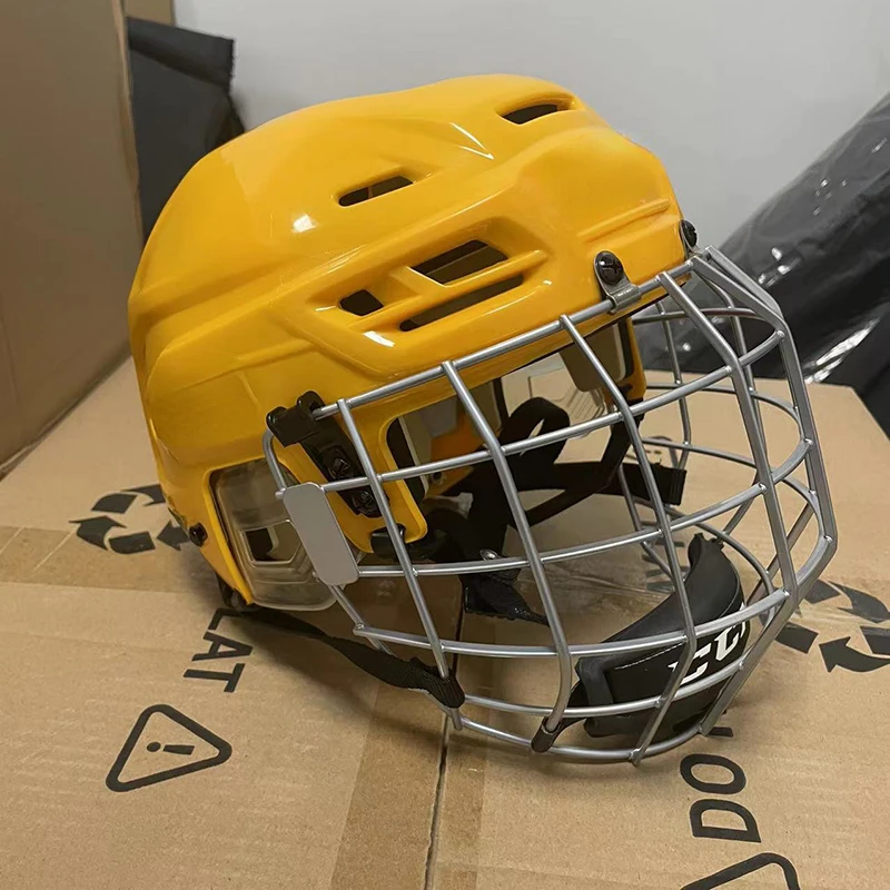 Ice roller hockey helmet equipment