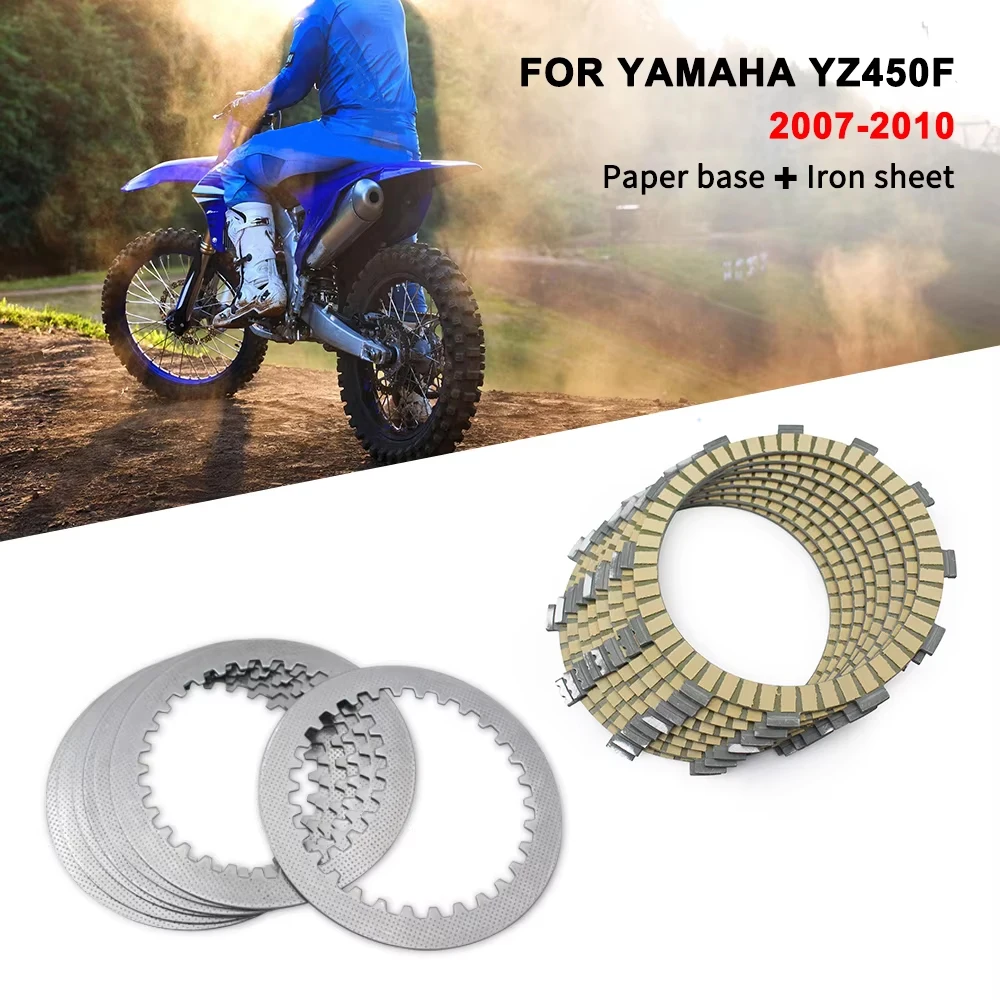 

For YAMAHA YZ450F 2007-2010 YZ450FX 2016-2018 Clutch Friction Disc Plate Kit