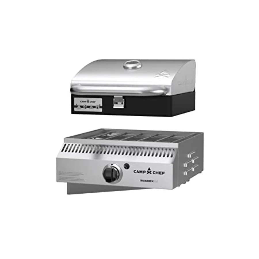 

Набор для гриля Sidekick Sear BBQ Box для пеллетных грилей - 14-функциональная система приготовления - Серебристый - Аксессуар для жарки на открытом воздухе - Простое решение для приготовления пищи