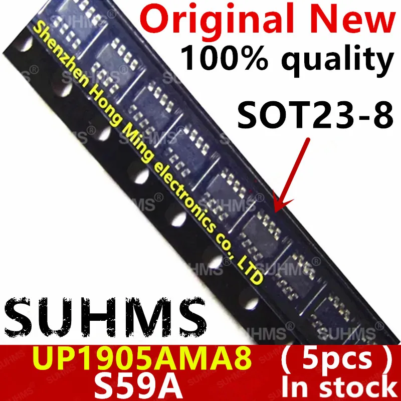 (5 Stück) 100% neuer s59a up1905a up1905ama8 up1905amab sot23-8 Chipsatz