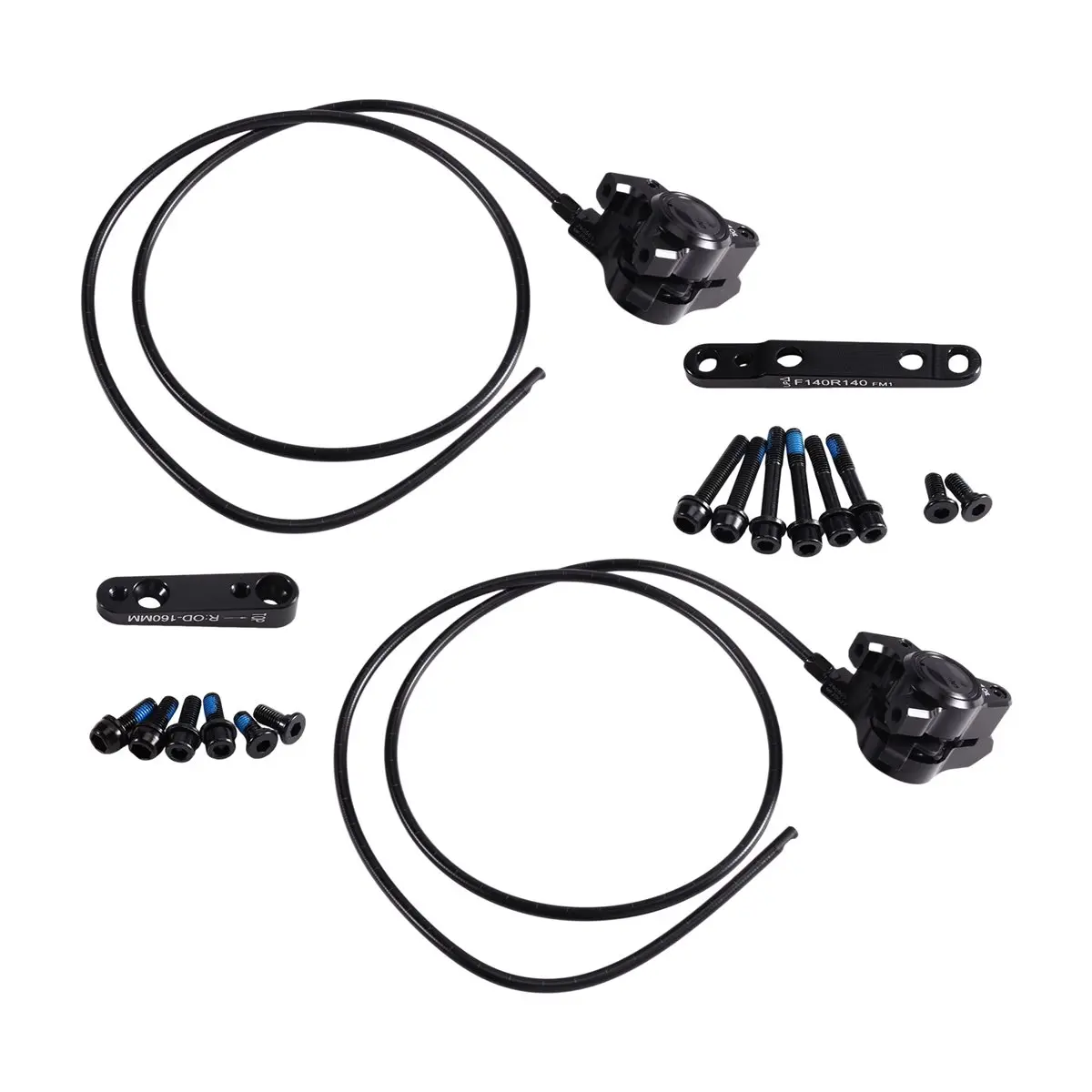 VALUE/MONEY  Road Flat Mount Caliper Road Hydraulic Brake Caliper ICE-TECH Pads ROAD / BMX Raceing Caliper CNC