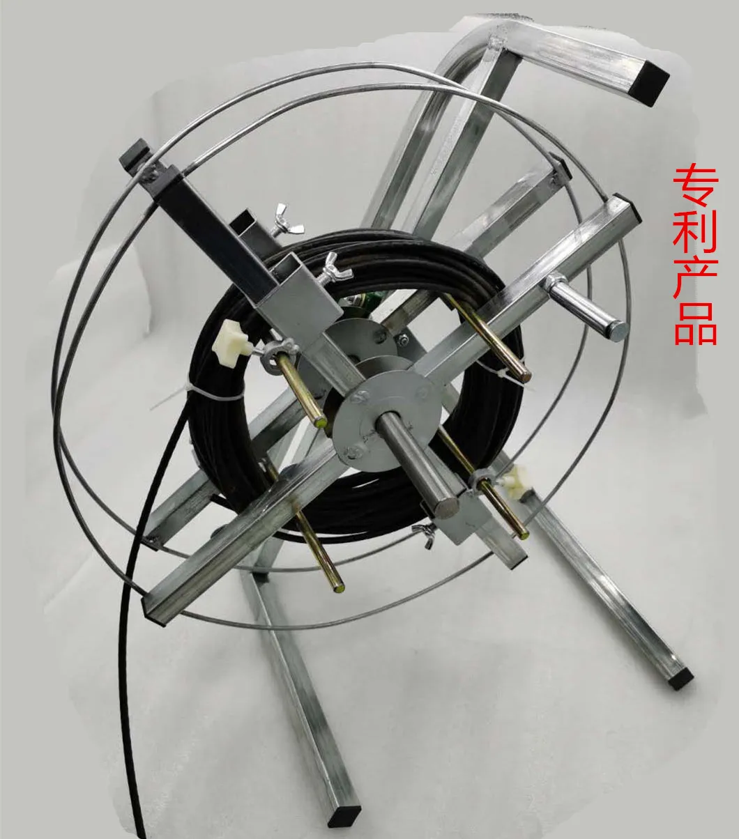 Cable winding frame reeling cable bundling cable winder power cord fiber optic network cable monitoring frame