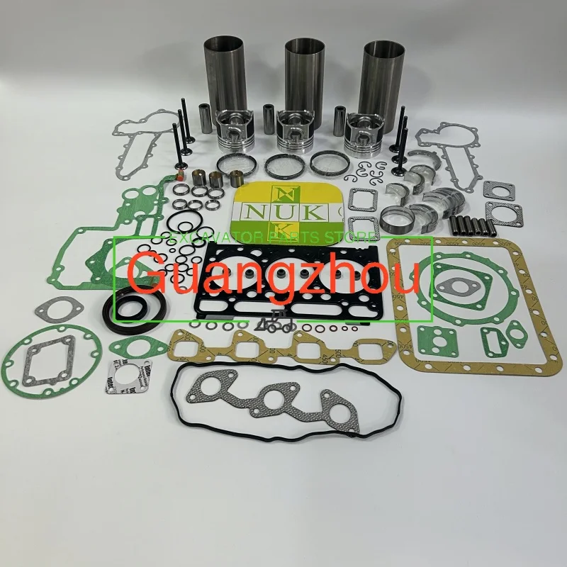 D1503 Overhaul Rebuild Kit for Kubota Engine KX91-3 R420 L2900 L3000 Tractor Excavator Parts