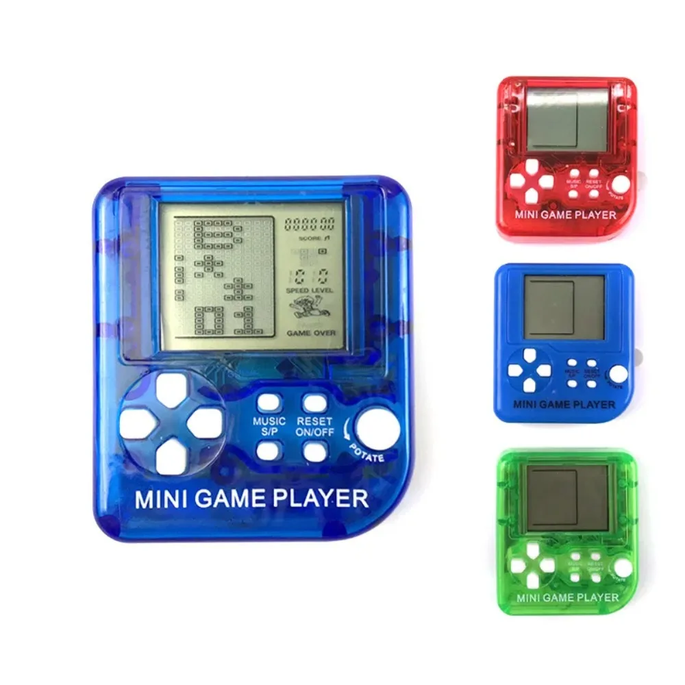 Mini Máquina de Jogos Clássica Portátil com Chaveiro, Console de Jogos Retro Nostálgico para Crianças com 26 Jogos, Presente