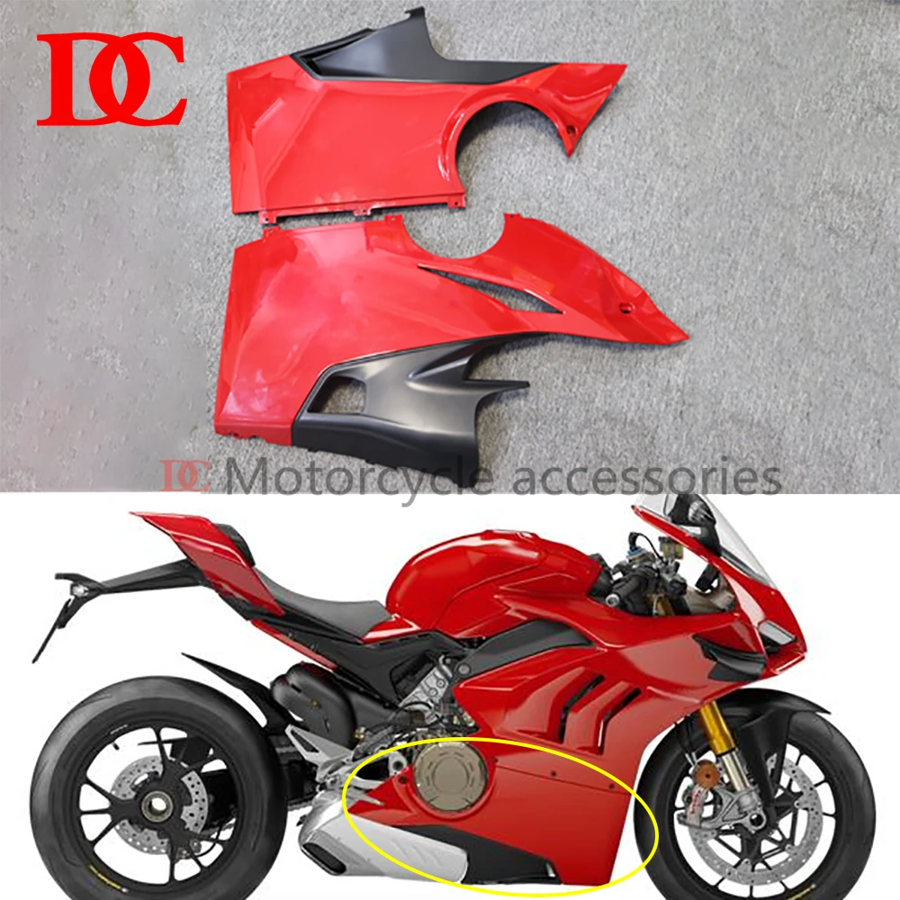 

Lower Shroud Bottom Fairing Belly Side Panel Shield Plate For Panigale V4 V4S V4SL V4SP V4R 2018 2019 2020 2021