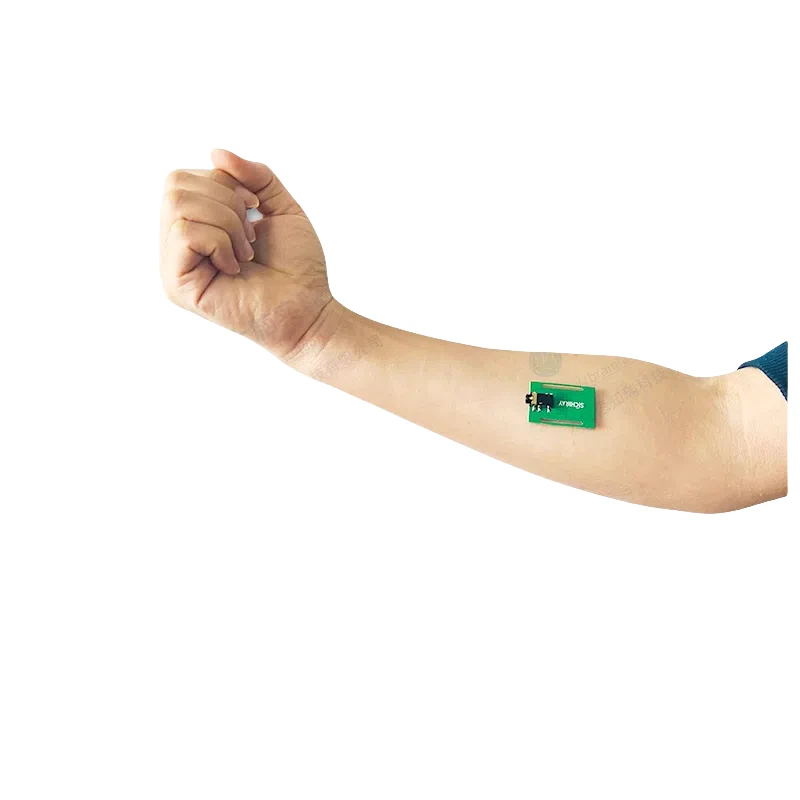 SEMG مستشعر كهربائي للعضلات ذو قناة واحدة، القطب الجاف، وحدة اكتساب إشارة السطح EMG، جامع مفتوح المصدر #3