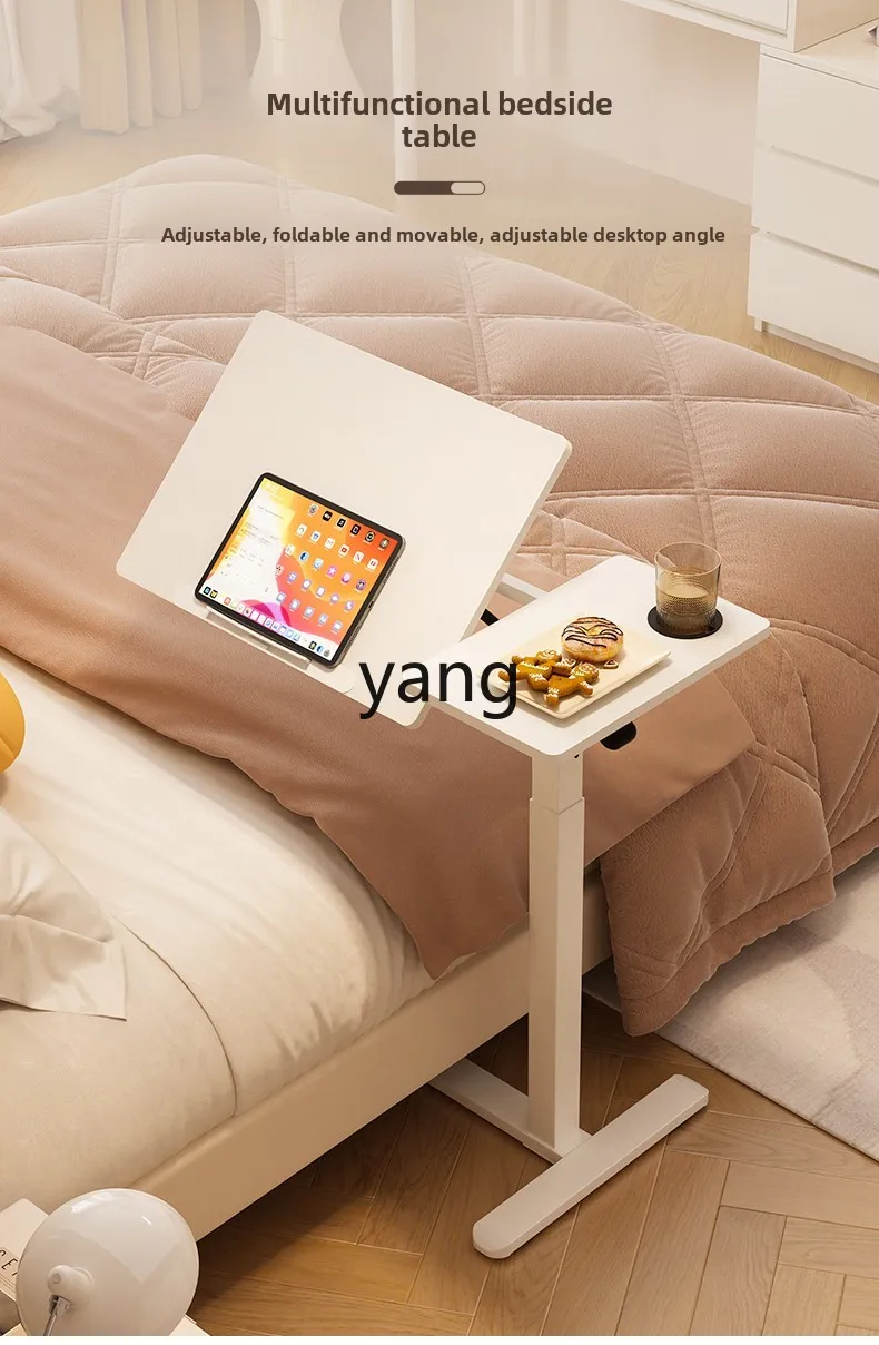 LTT pneumatic lift bedside bedroom bedside writing desk removable folding small desk