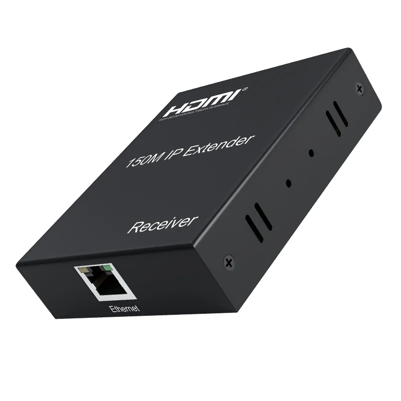 HDTV IP Extender 150M OVER Cat5/5e/6/7 Cable Uncompressed Transmit ,1080P 60HZ HD Video One-to-many For Meeting