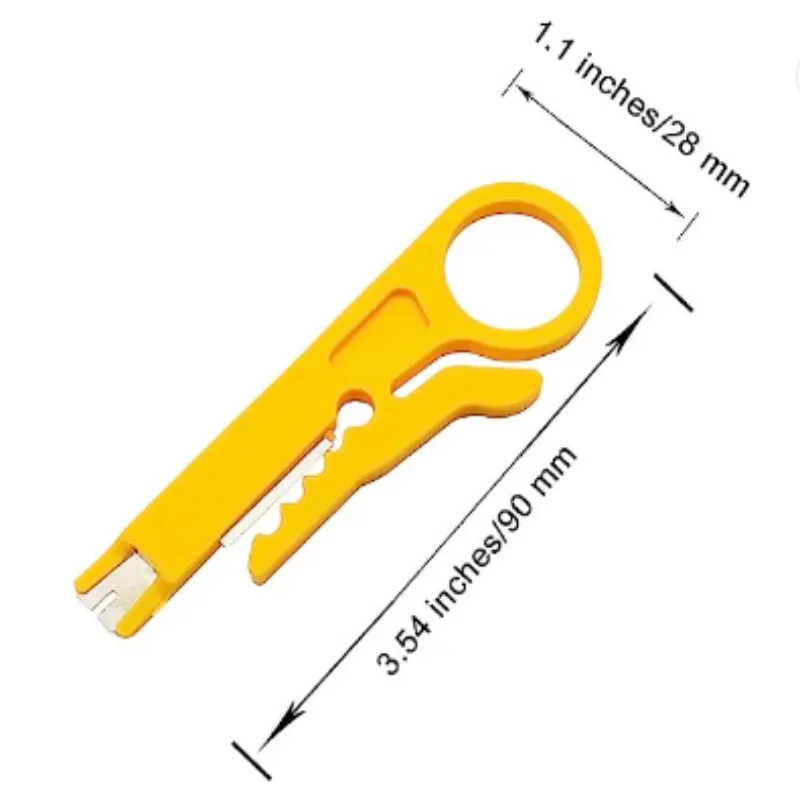 Wire Stripper Mini Pliers Small Yellow Knife Wire Cutter Multifunctional Hand Tools Cutting Wire Portable And Easy To Carry