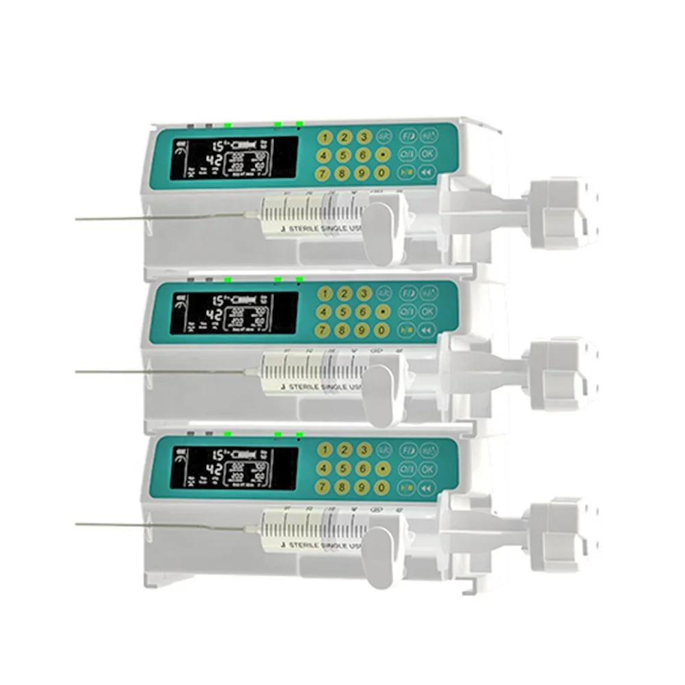 LTSI24 Medical Sy ringe 3.5 Inch Double CPU Single Channel IC U NICU OT Stackable price of S y ringe Pump