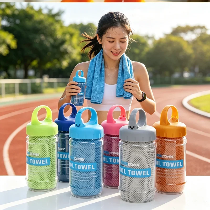 Cooling Breathable Sweat-absorbent Towel Quick-drying Prevention Bottled Sweat-wiping Towel Swimming Fitness Yoga Wrist Towel