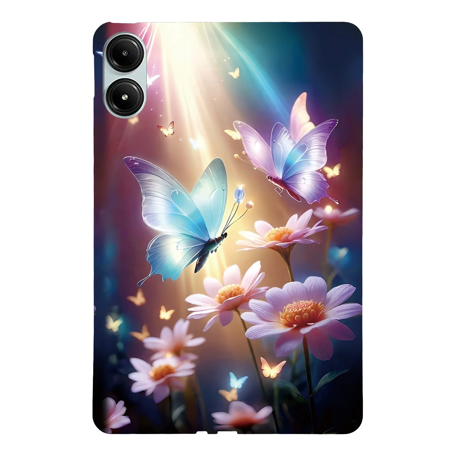 

Tablet Case For Xiaomi Redmi Pad Pro 5G / Pad Pro / Poco Pad 4G Pattern Printing Slim Soft TPU Cover - Butterfly Floral