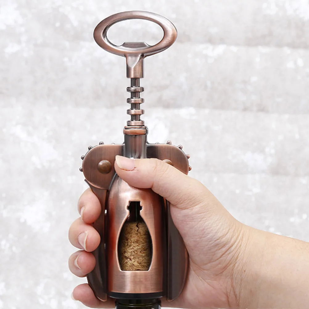 

Wine Corkscrew Wing- Opener Multifunctional Zinc Alloy Beverage Opener For Home Bar Restaurant Kitchen Use