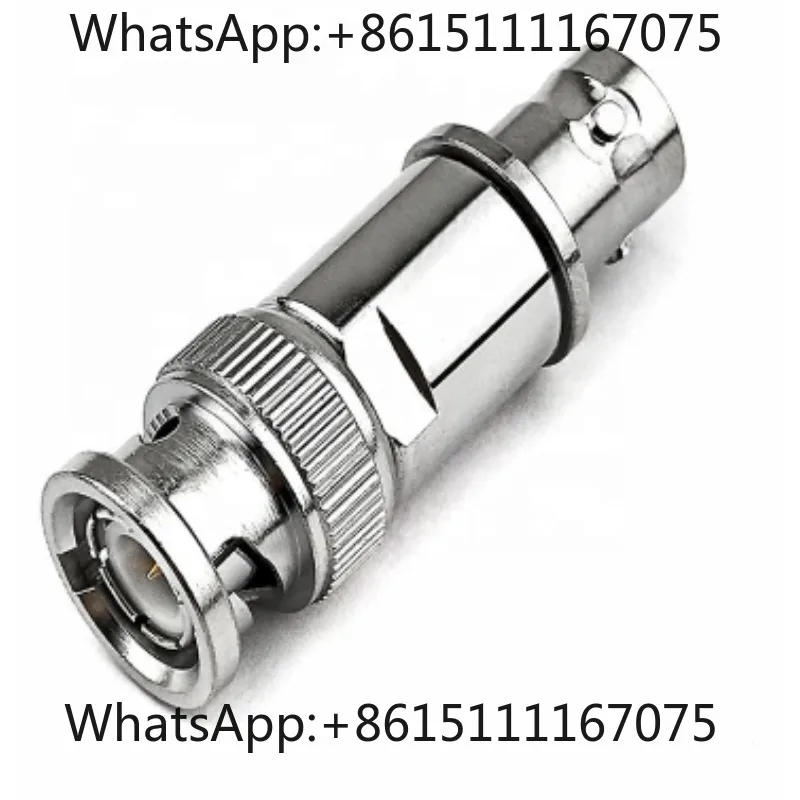 TRB PL75 Triaxial to BNC-K Coaxial Adapter 1533B, 3-Lug Triaxial Male to 2-Lug BNC Female RF Conversion Connector