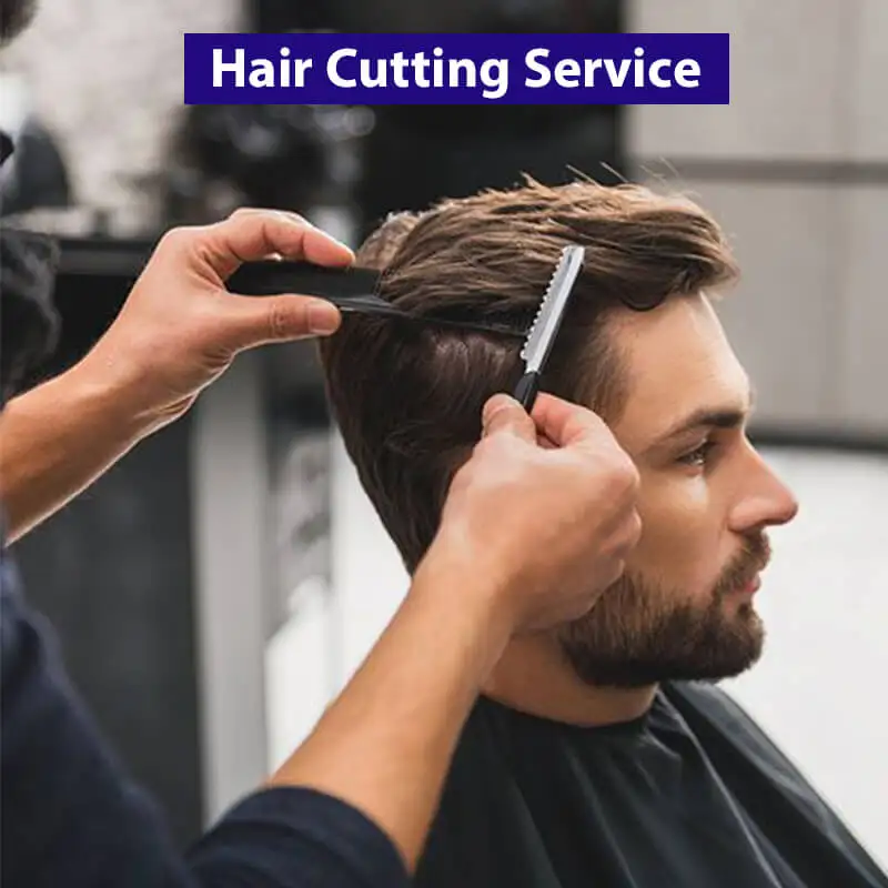 خدمة قص الشعر المستعار للرجال