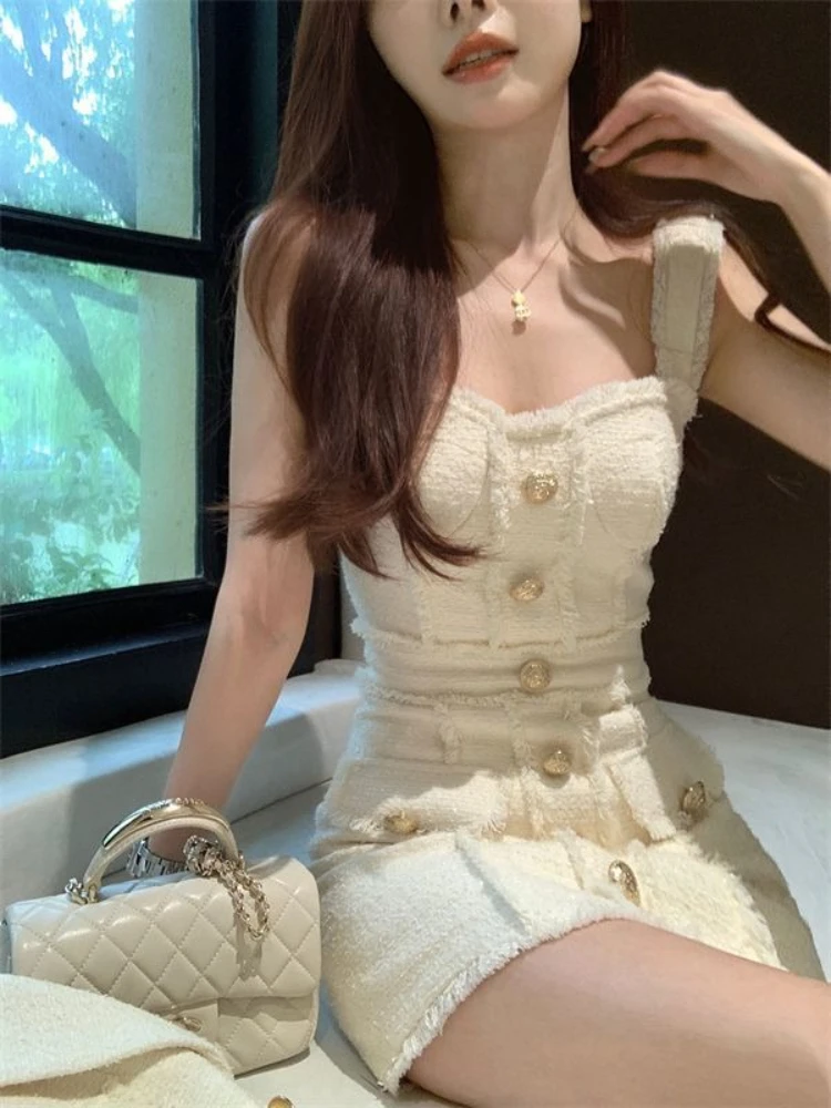 Nieuwe winter Franse elegante mode 2-delige set dames ontwerp retro jas + bandjurk harajuku chic vintage Koreaanse populaire kleding