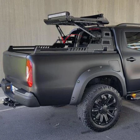 التقاط شاحنة 4X4 اكسسوارات الرياضة عمود لف مع حامل سقفي لتويوتا هايلكس 2021