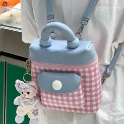 VAN Mood Series originale fatto in casa dolce ragazza doppia tracolla borsa a tracolla per il tempo libero Shopping zaino portatile piccolo