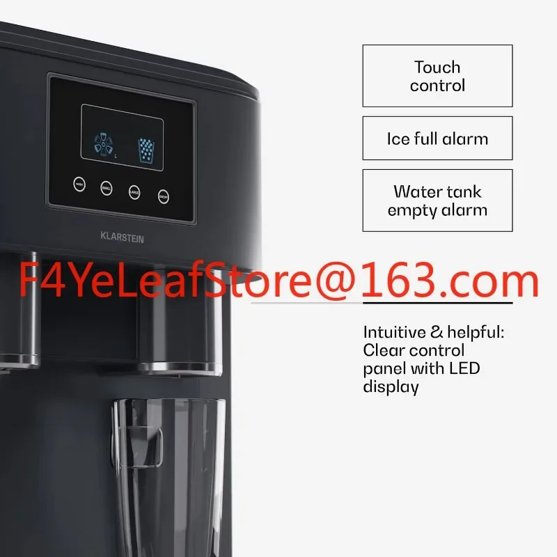 Commercial Ice Machine Counter top Ice Maker Steel Ice Cube Maker with Cool Water Dispenser for Office Automatic Water Dispenser