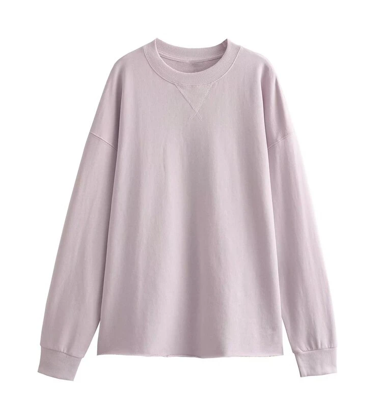 

Fall 2023 Women's Slimming Versatile Waed Effect Fce Sweatirt New Arrival Faionable Ensemble for Ages 25-35