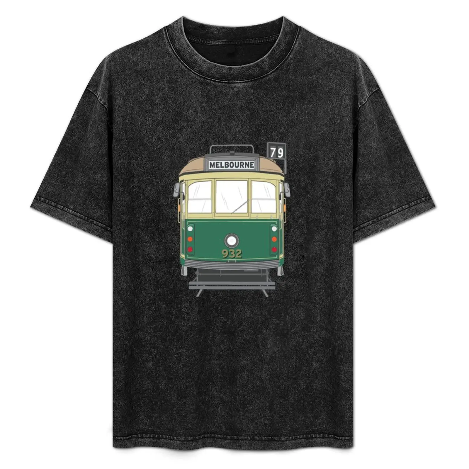 

Melbourne Heritage Tram T-Shirt Non-Shrink Basic Cotton T-Shirt