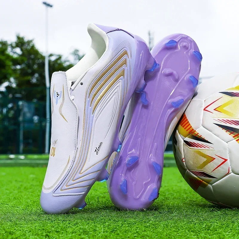 New Men Football Boots Women High-quality Ultralight Cleats Sneakers Soccer Shoes FG Hot Sale Outdoor Professional Unisex