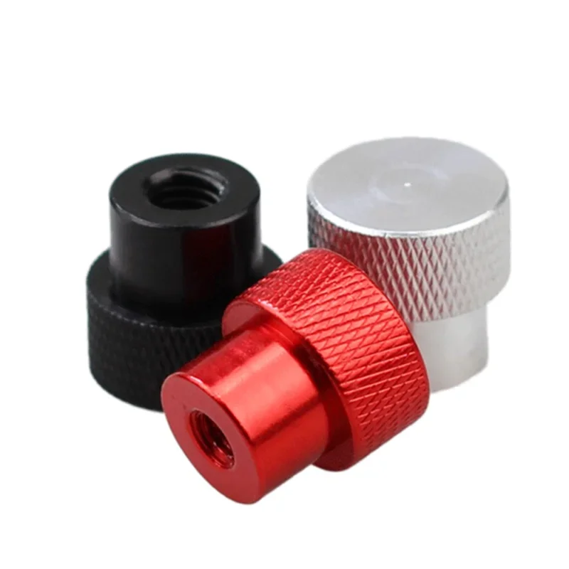 1Pcs M3 M4 M5 M6 M8 M10 Blind Hole Hand Nut Aluminum Alloy Knurled Step Nut With Collar Thumb Nuts