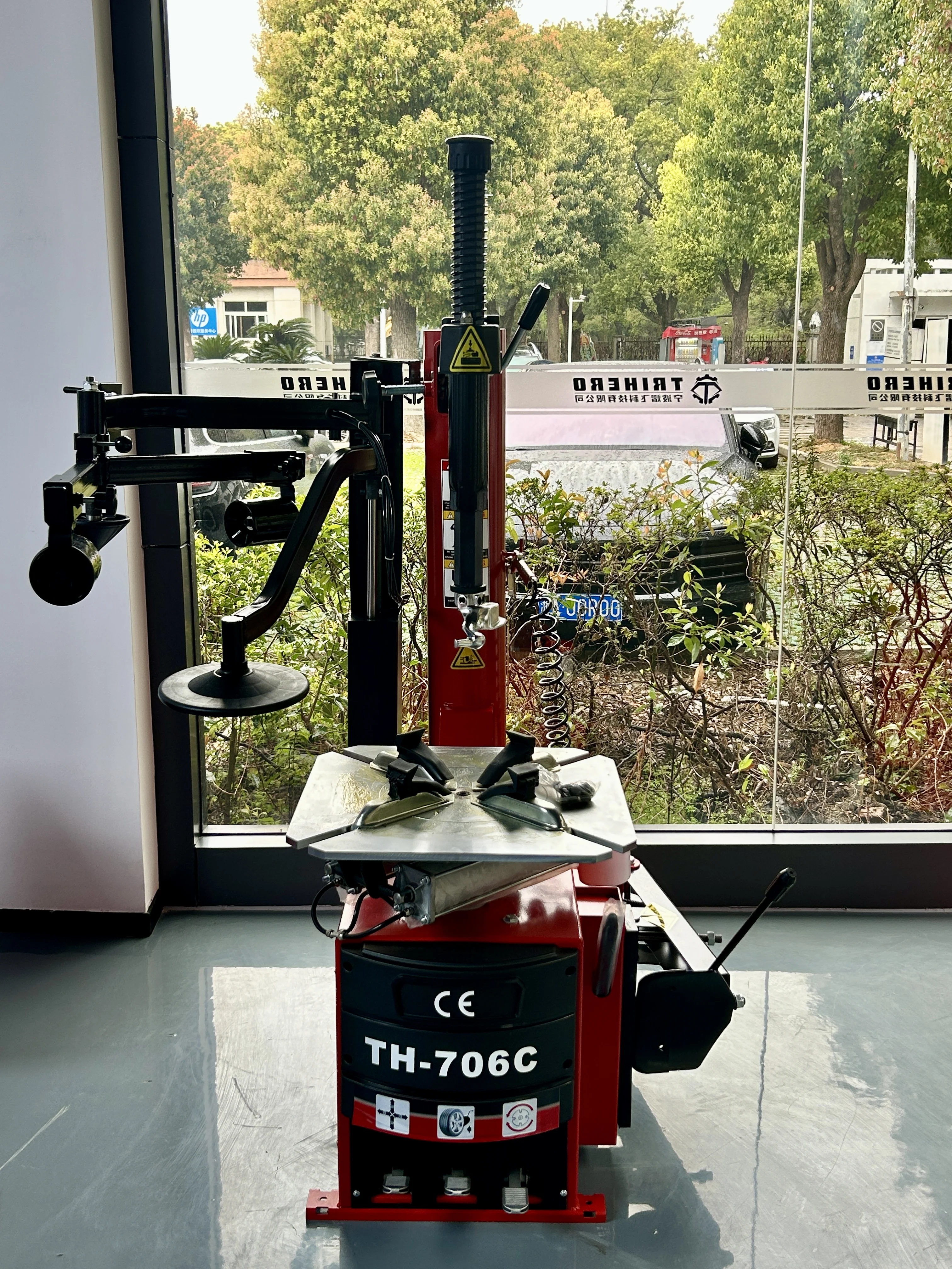 Trihero  Tire Service Equipment Combo Tire Changer Wheel Balancer Kit