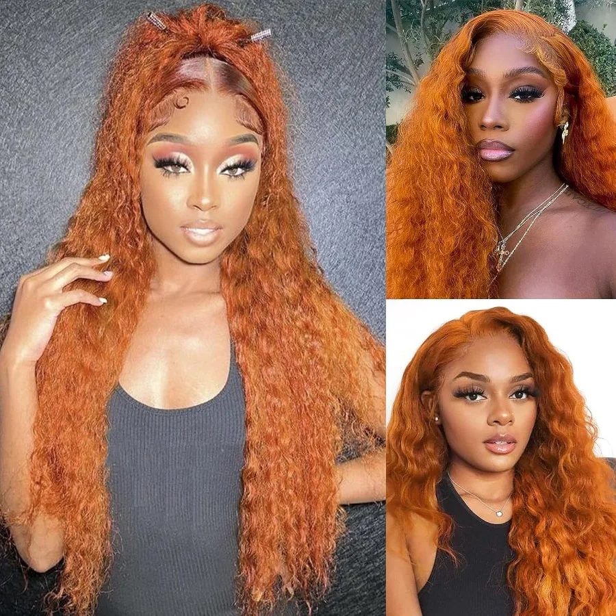 شعر مستعار صناعي بدانتيل أمامي مموج عميق للنساء ذوات البشرة السمراء مع شعر أطفال مسبقًا مقاوم للحرارة 28 بوصة شعر مستعار طويل لـ Natural Loo