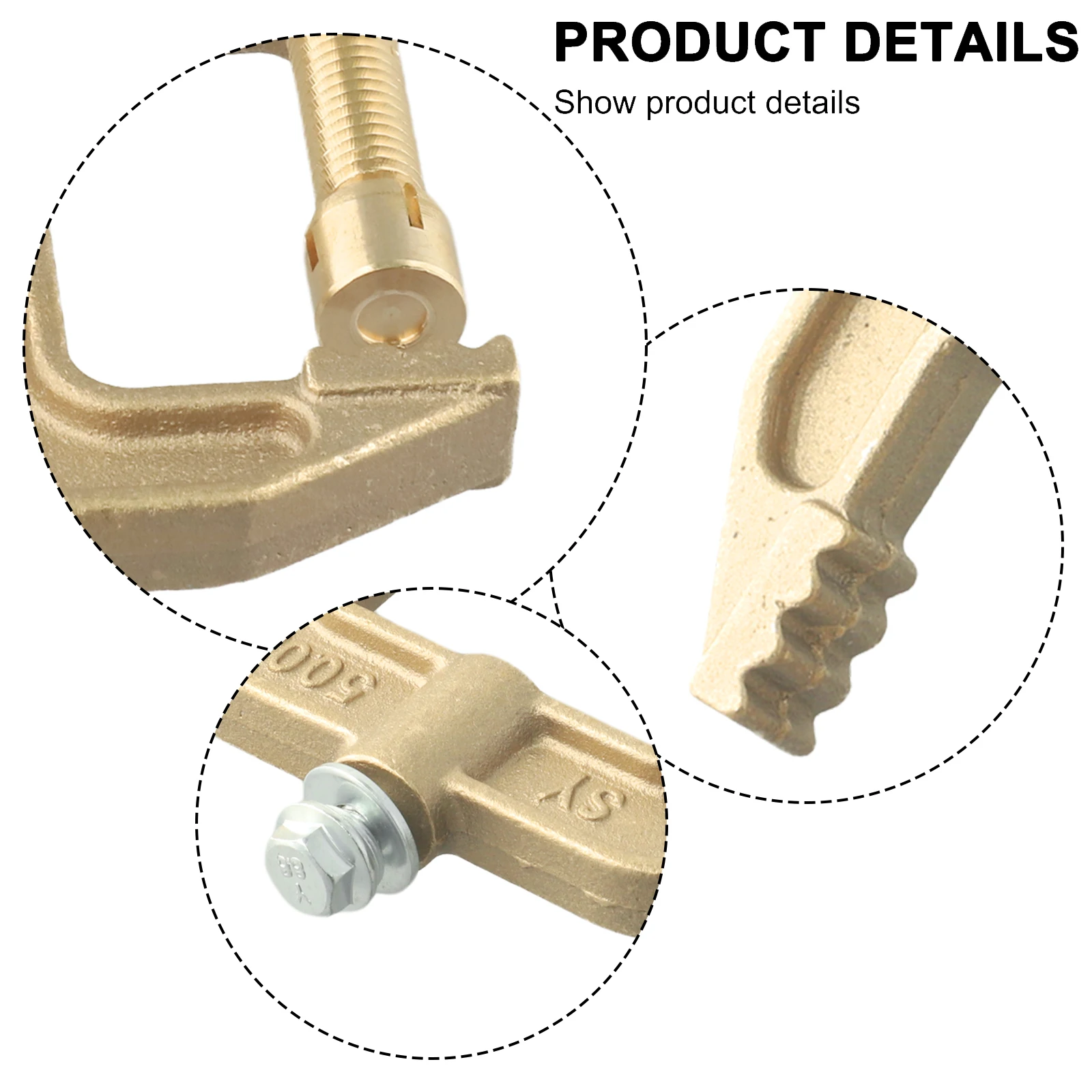 

Инструменты для пайки, зажим для сварки, высокая мощность, 500 А, аксессуары, полностью медный электросварщик, G-образная, золотистая, новинка