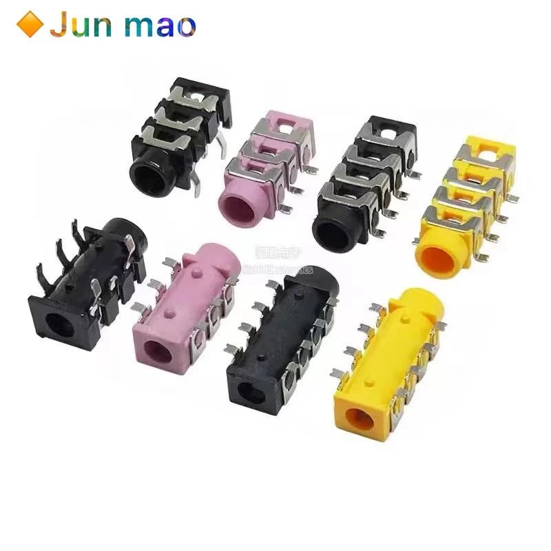 10PCS PJ-313 PJ313D PJ313E PJ314D direct insertion patch 3.5mm audio socket headphone socket