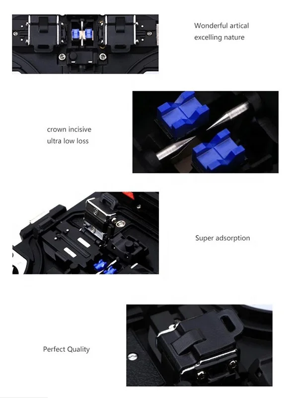 A80S Handheld FTTx Fusion Splicer Optical Fiber Fusion Splicing Machine Cable Splicing Machine Welding Machine