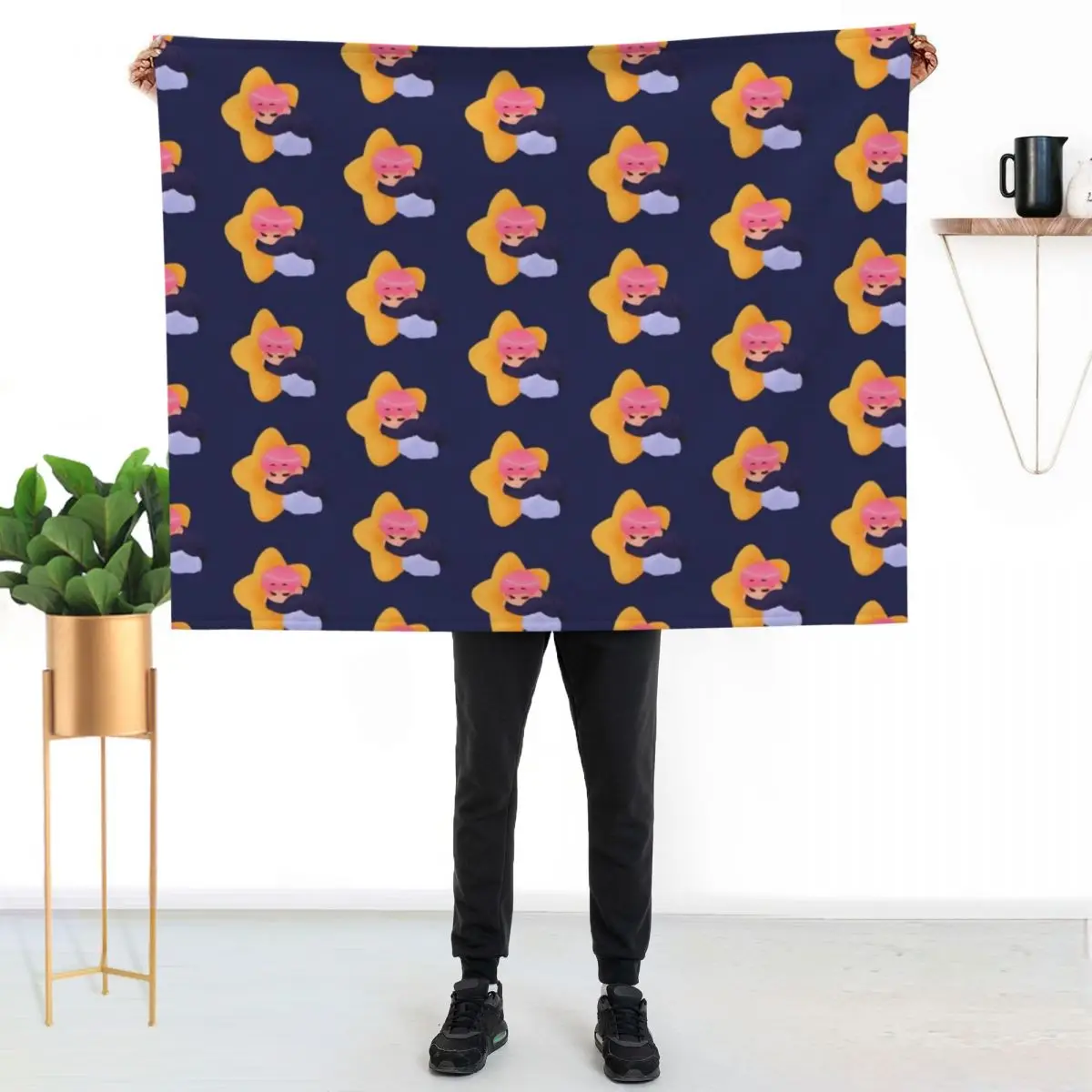 Sleepy Star Hwa Throw Blanket Moving Single Cute Hairy Furry for babies Blankets